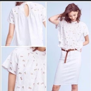 Anthro Alexi + Kin Crochet Top